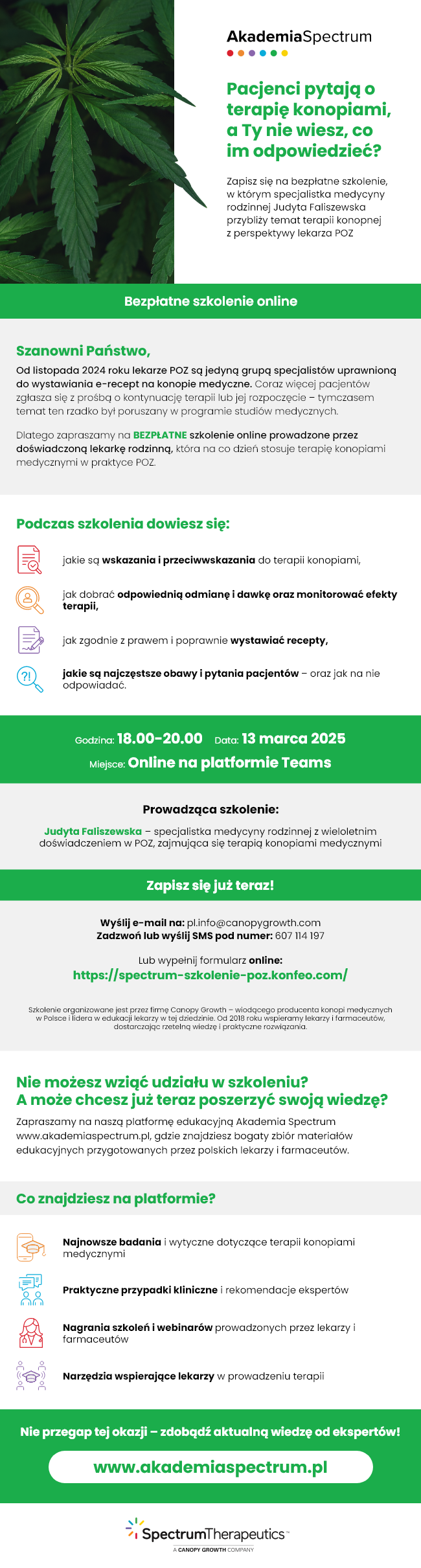 Akademia spectrum informacja izba